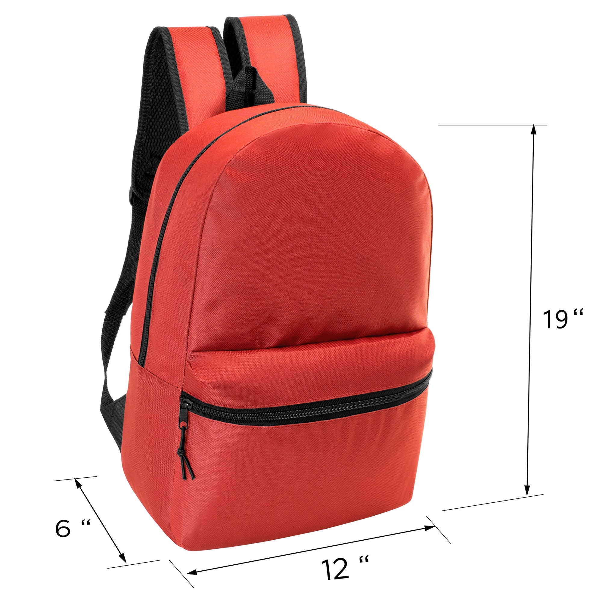 12 Basic 18.5" Backpacks in 12 Colors, 12 Winter Item Sets & Your Choice of 12 Bulk Hygiene Kits - Wholesale Homeless Care Package