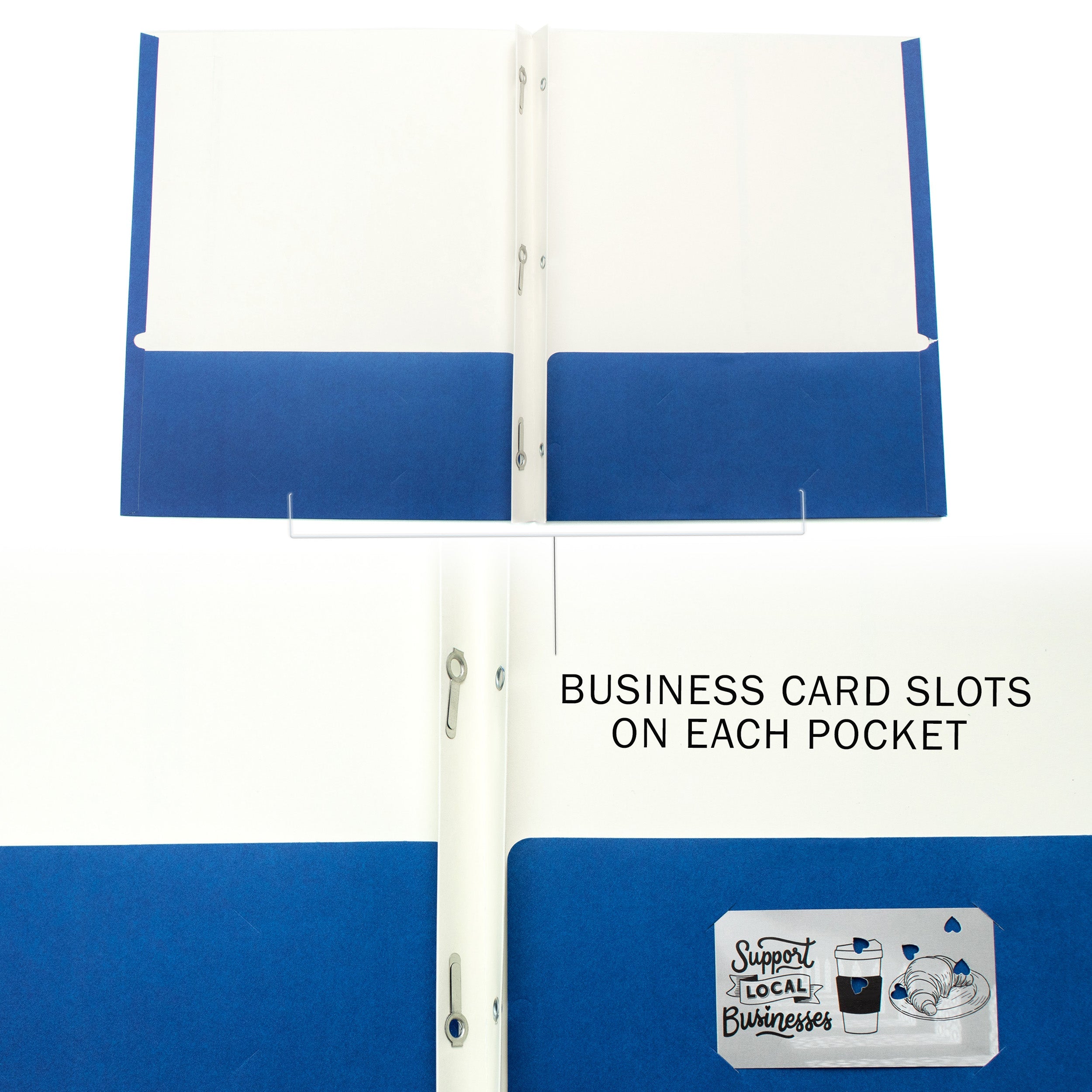 7 Assorted Colored Folders - Bulk School Supplies Wholesale Case of 100-Folders