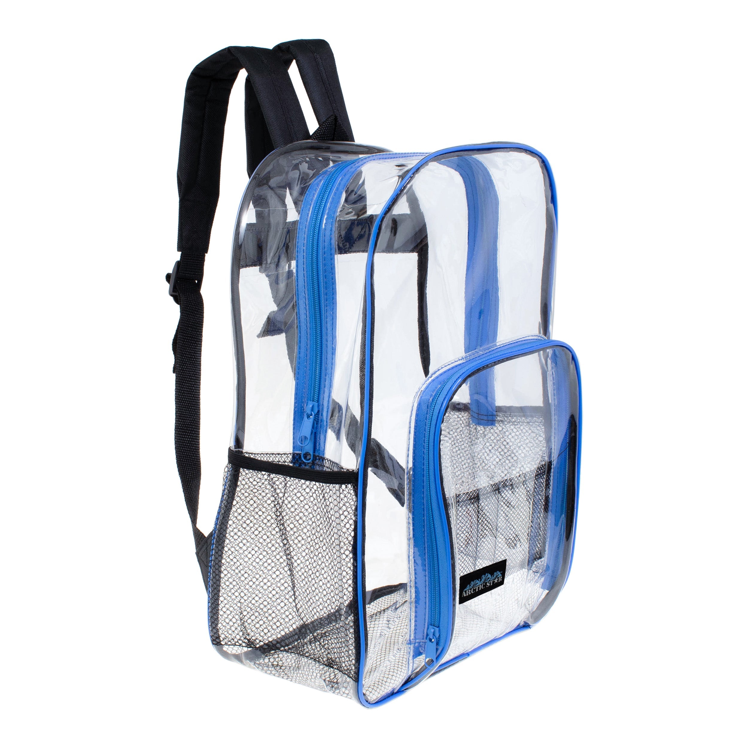 13'' Mini Clear Wholesale Backpacks in 5 Colors - Bulk Case of 24 Bookbags