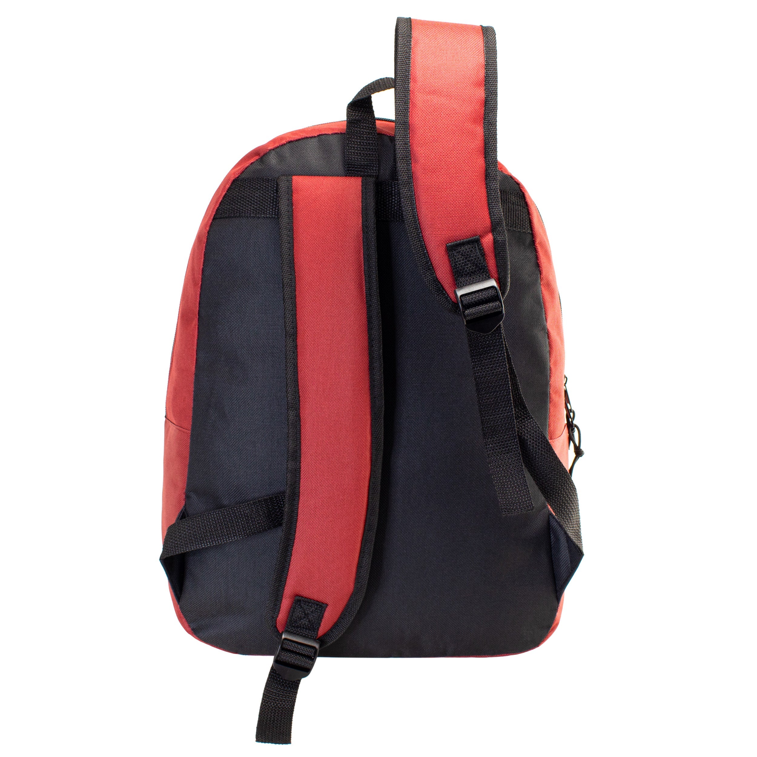 17" Kids Basic Wholesale Backpack in 12 Colors - Bulk Case of 20 Backpacks