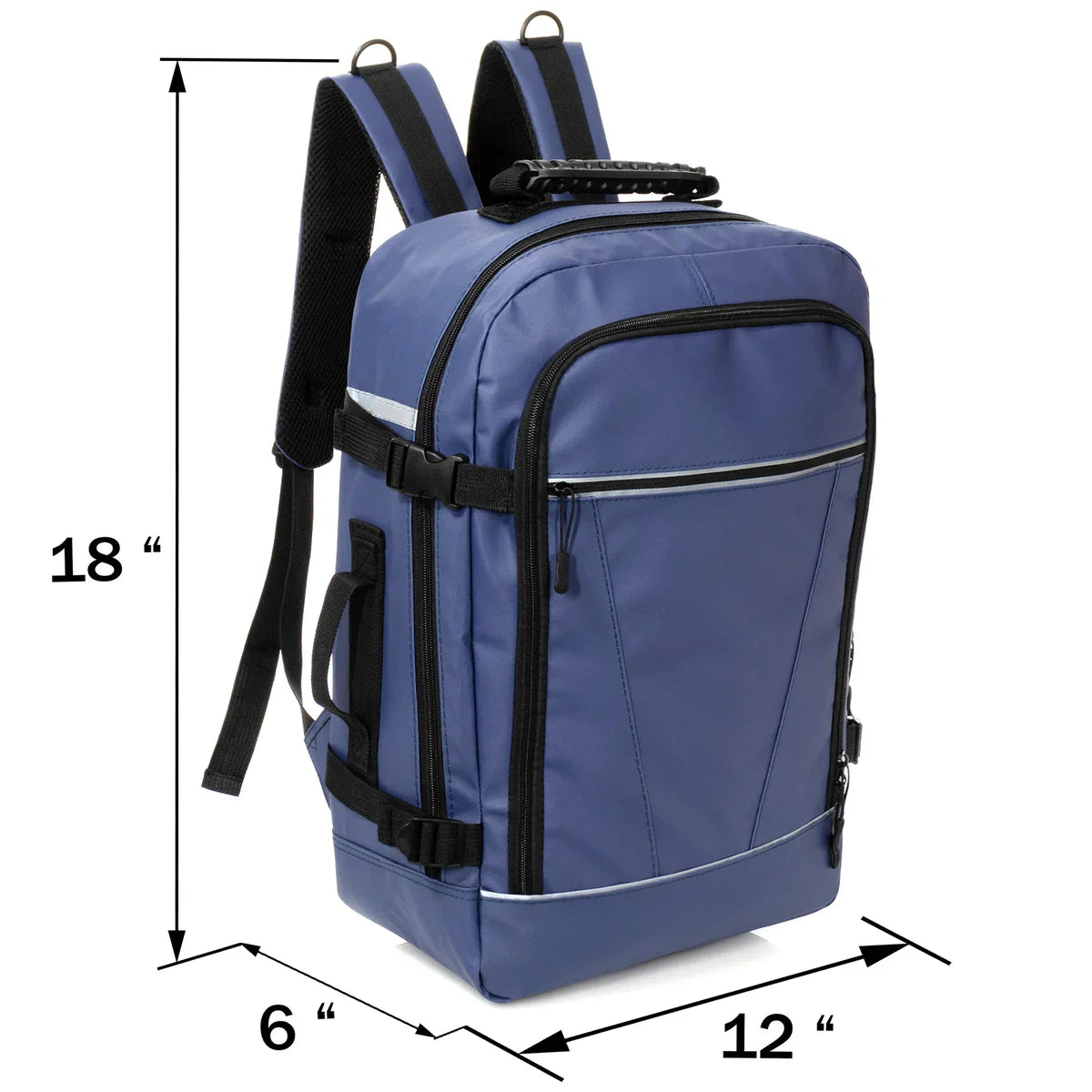 12 Travel 18" Backpacks, 12 Winter Item Sets & Your Choice of 12 Bulk Hygiene Kits - Wholesale Homeless Care Package