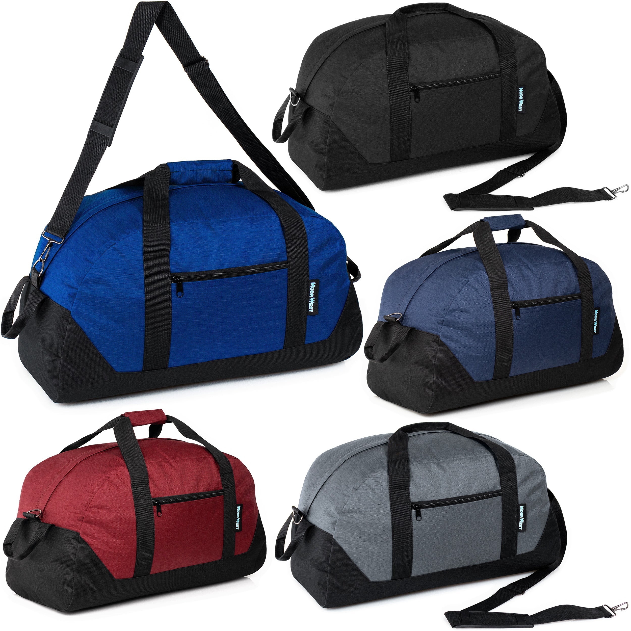 25" Wholesale Duffle Bag in Assorted Colors - Bulk Case of 12 Duffels