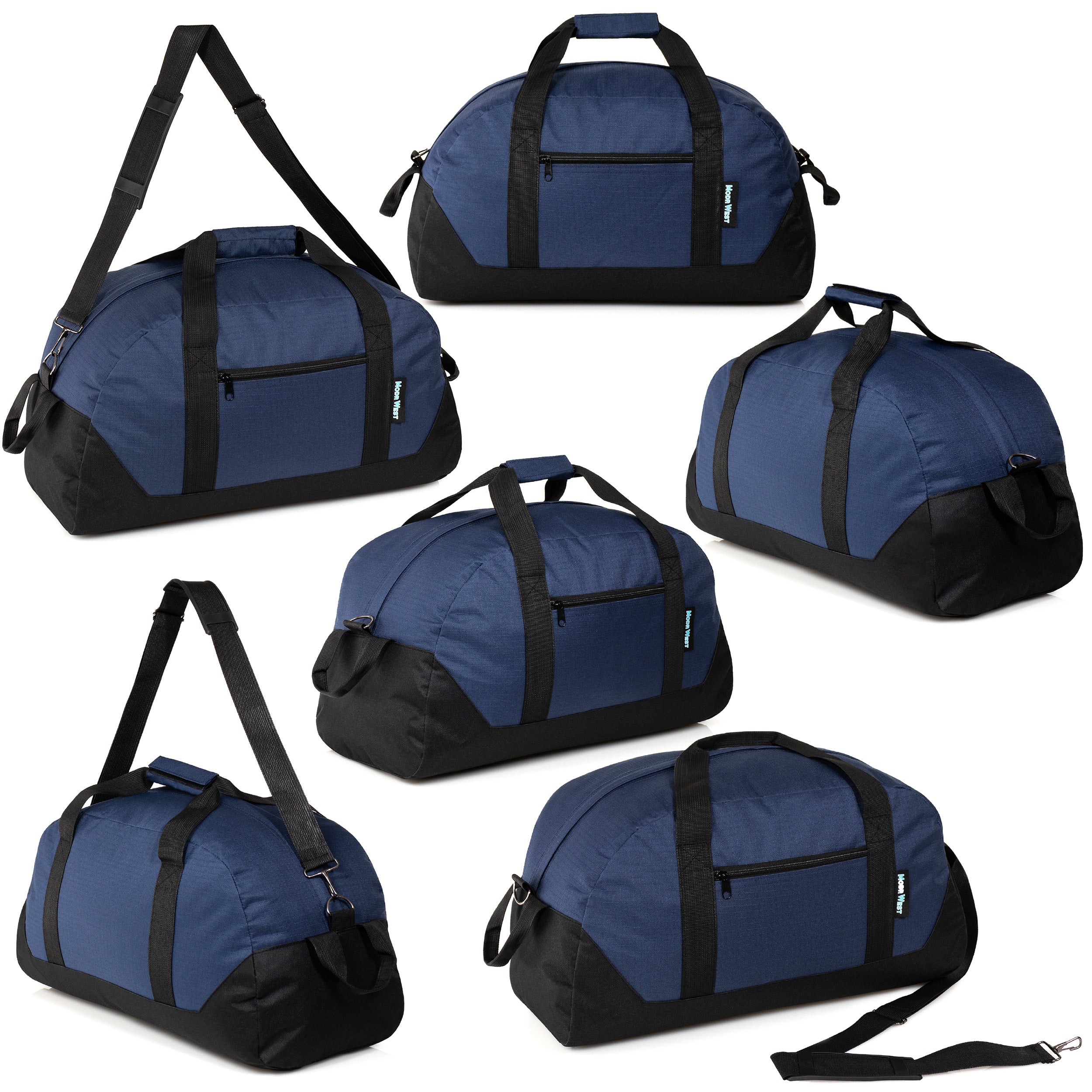 20" Wholesale Duffle Bag in 5 Colors with a Removable Strap - Bulk Case of 24