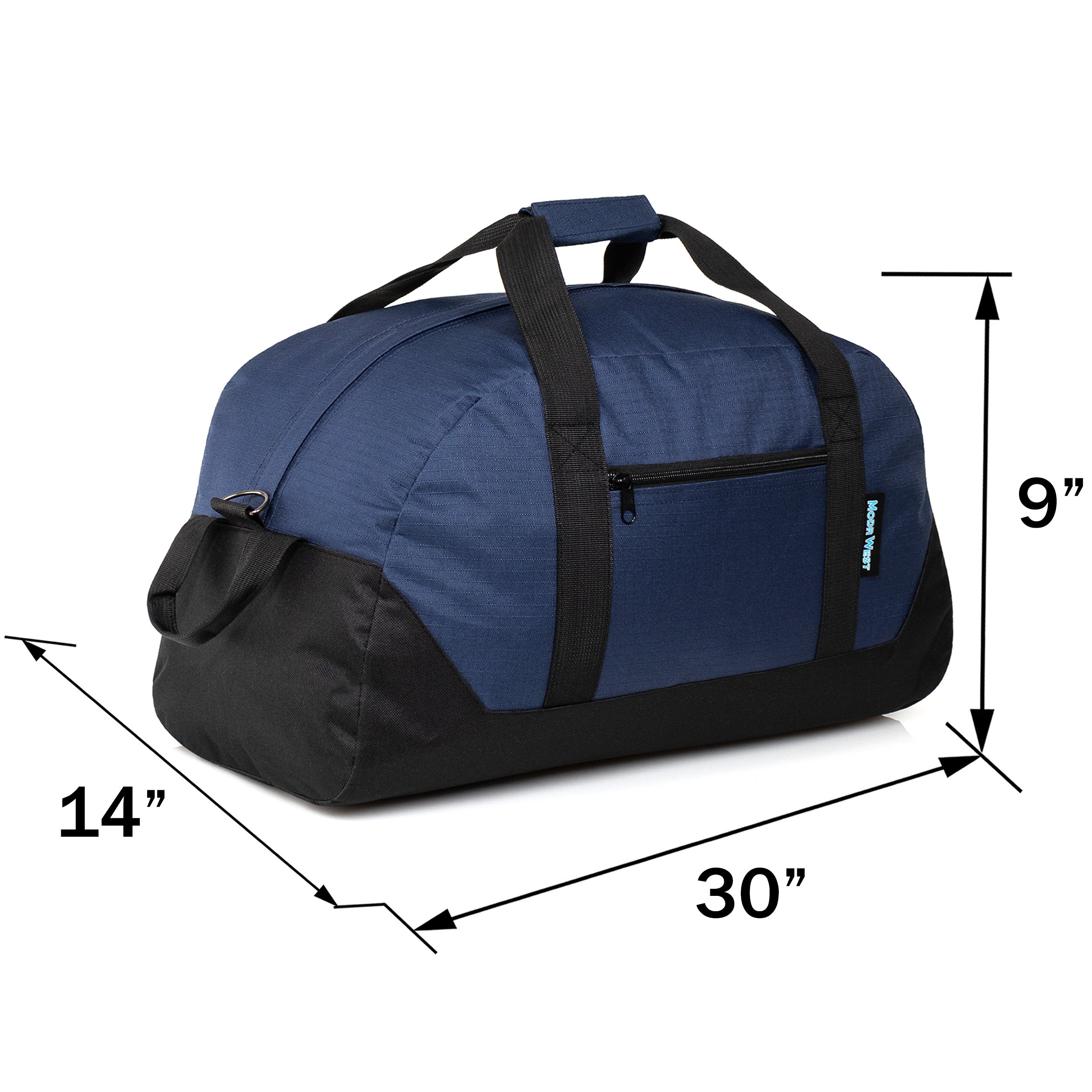 30" Wholesale Duffle Bag in 5 Assorted Colors - Bulk Case of 12 Duffels