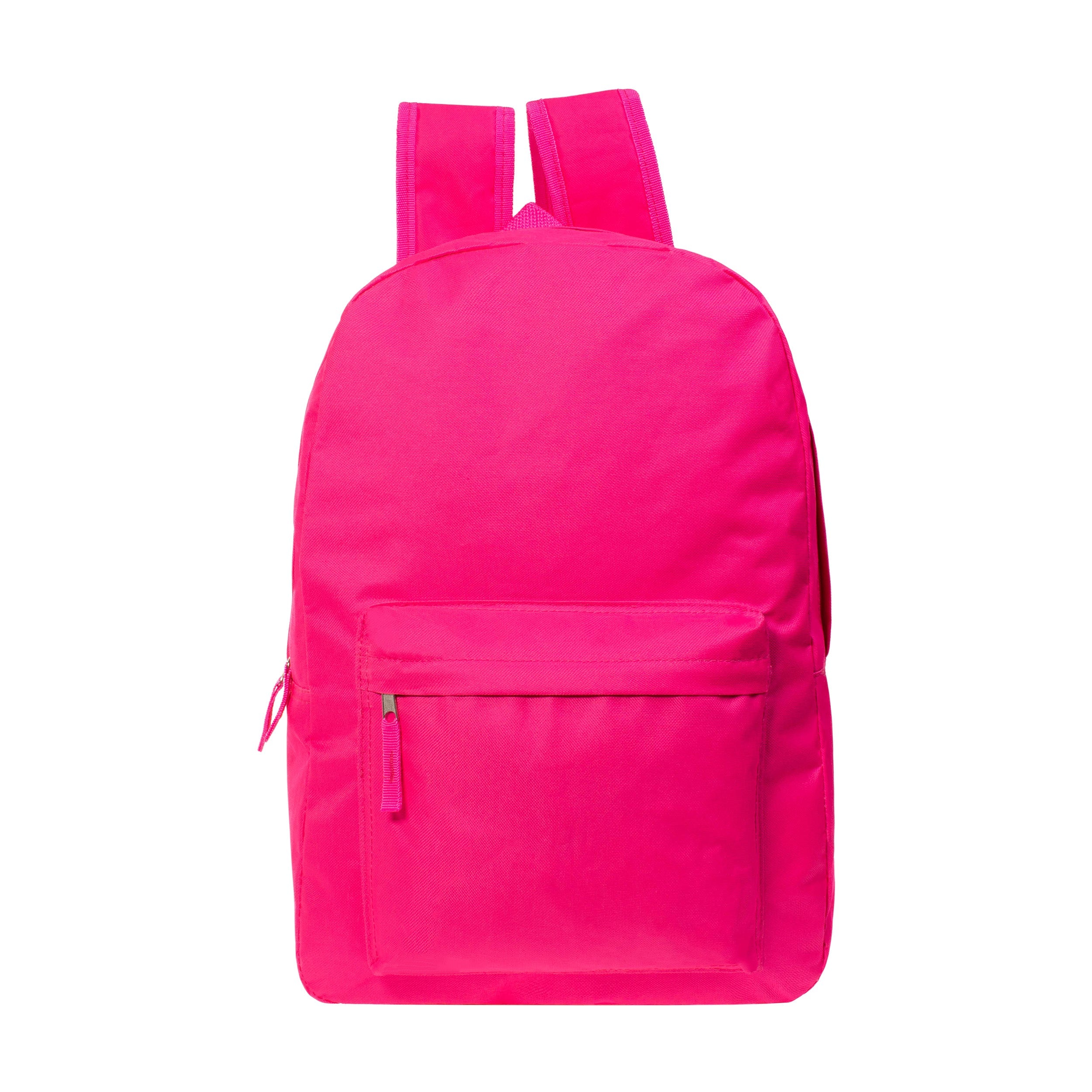 17 Inch Bulk Backpacks in Assorted Colors with School Supply Kits Wholesale - Case of 12