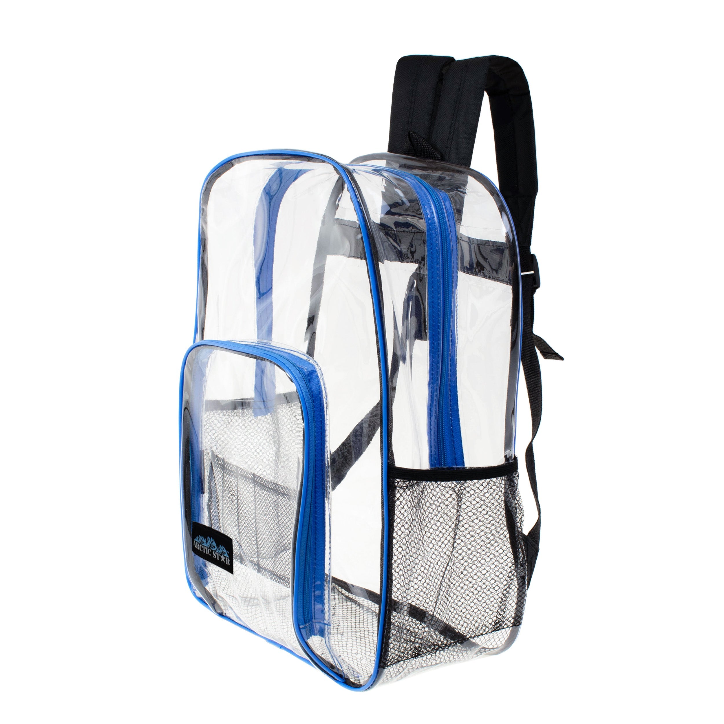 13'' Mini Clear Wholesale Backpacks in 5 Colors - Bulk Case of 24 Bookbags