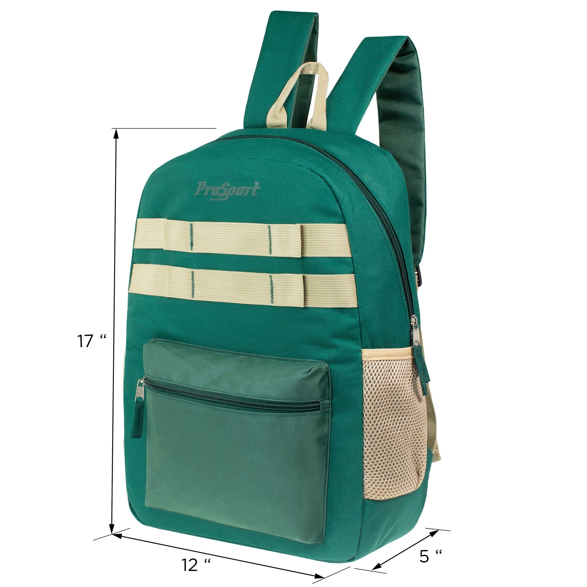 12 Multi-Color 17" Backpacks & Your Choice of 12 Winter Item Sets - Wholesale Care Package: Homeless, Emergency, Charity