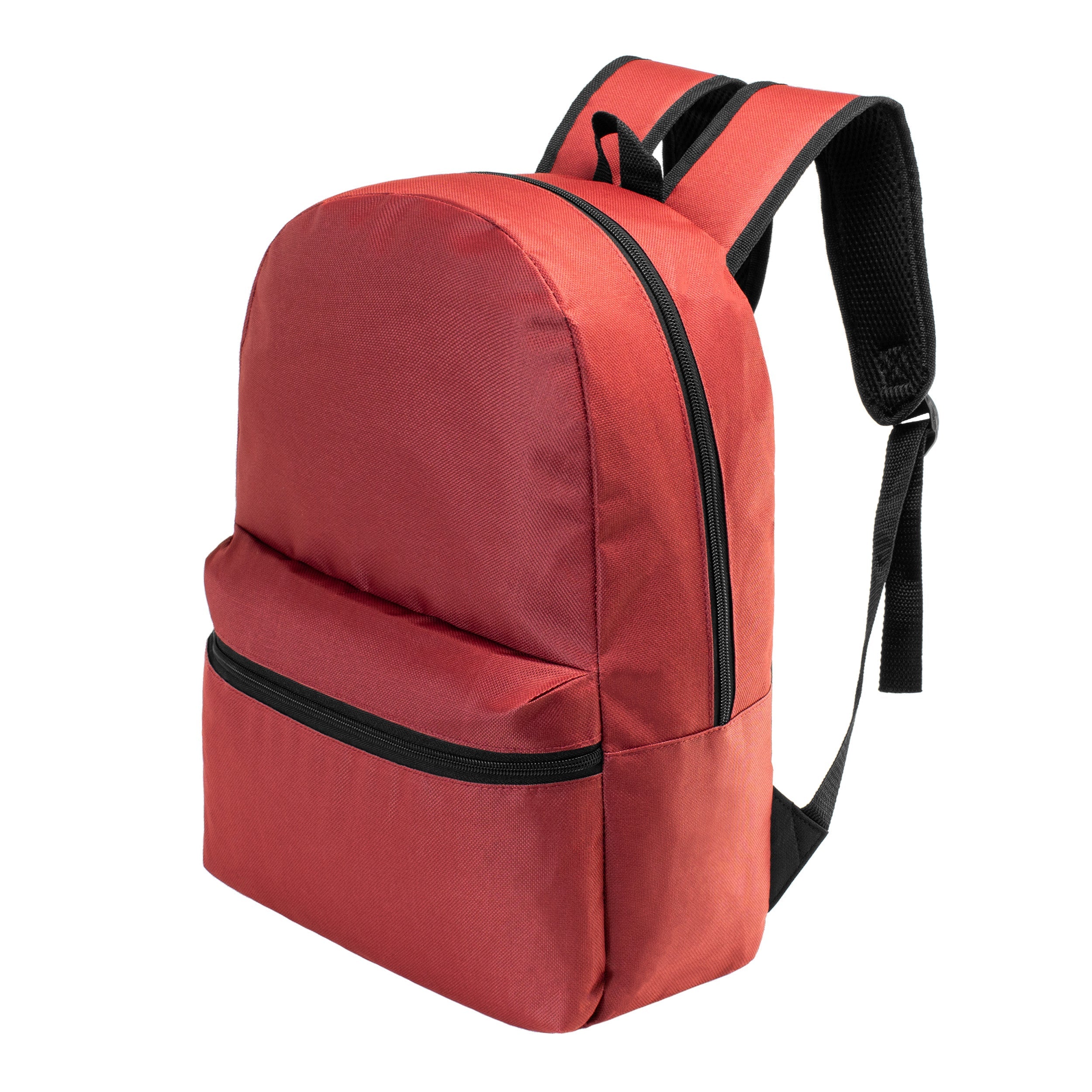 17" Kids Basic Wholesale Backpack in 12 Colors - Bulk Case of 20 Backpacks