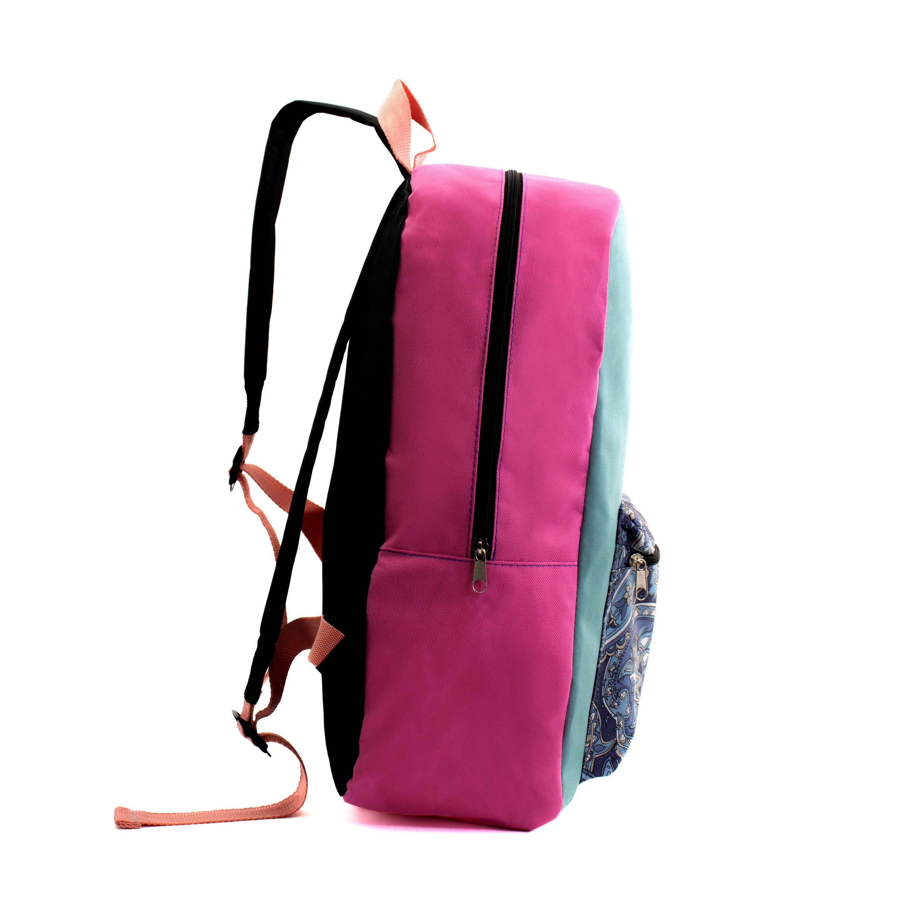 12 Wholesale 17" Backpacks in Random Assorted Prints and 12 Bulk School Supply Kits of Your Choice