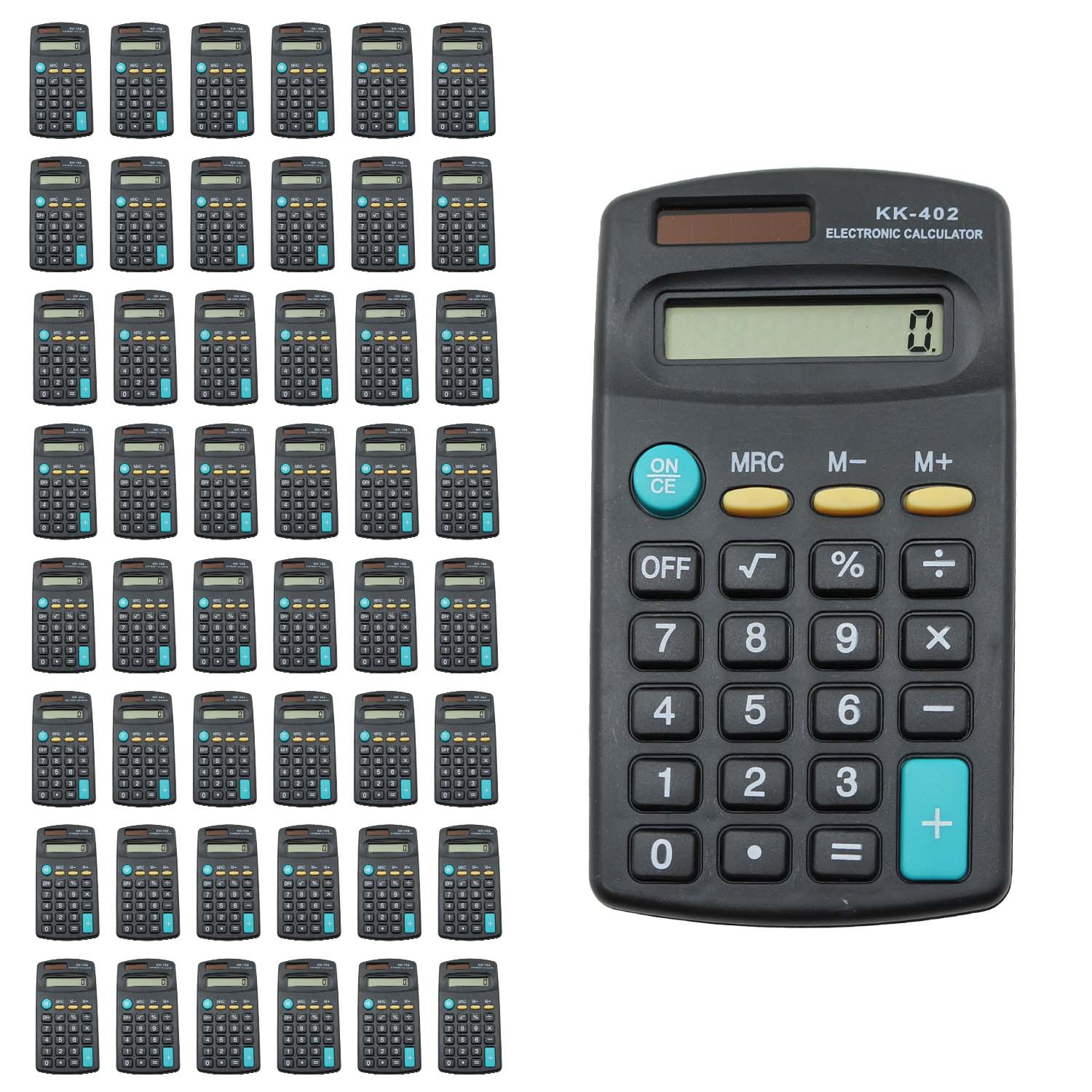 96 Pocket Calculators - Bulk School Supplies Wholesale Case of 96 Calculators