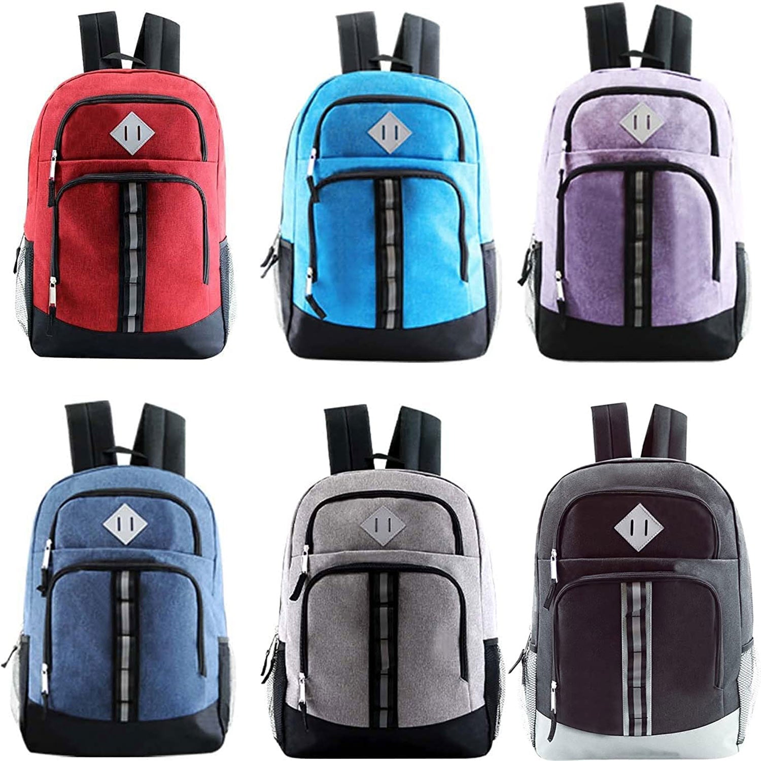 Bulk Case of 12 18" Backpacks and 12 Winter Item Sets - Wholesale Care Package - Emergencies, Homeless, Charity