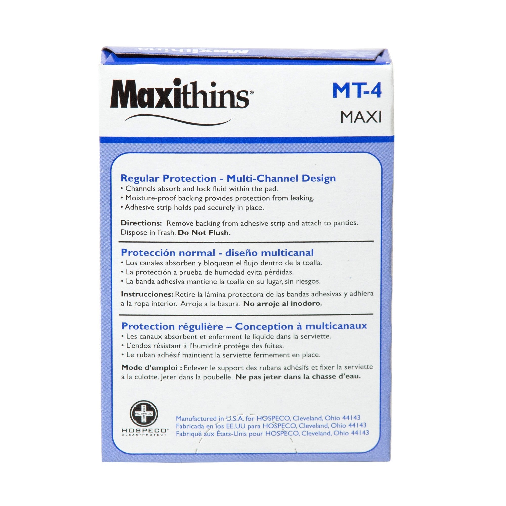 Wholesale Maxthins Maxi Pad - Bulk Case of 250 - MT-4-250